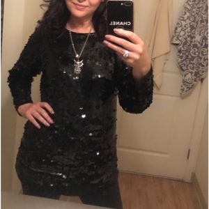 DESTINEE  Vintage black  beaded blouse 🖤 Size Large